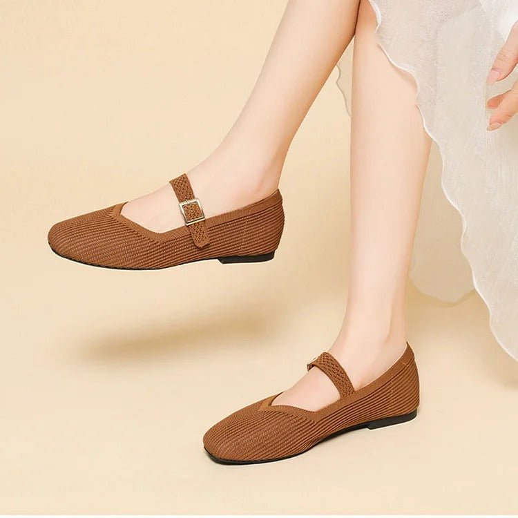 Norelia – Elegante Ballerinas mit Quadratzehen