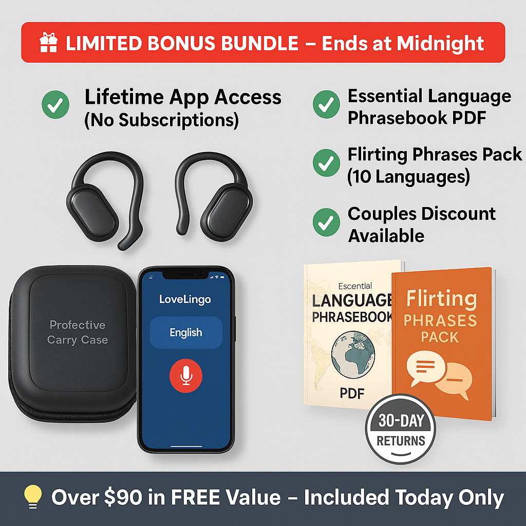 Marcellus | LoveLingo™ AI-Übersetzer-Ohrhörer