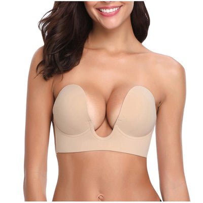 Selbsttragender Push-up-BH mit abgesenktem Sternum