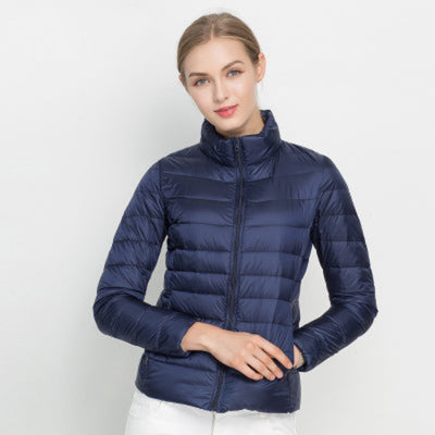 Damen Puffer Langarm Jacke | Bequeme