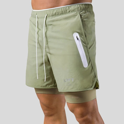 Romeo – Stilvolle 2-in-1 Fitnessshorts
