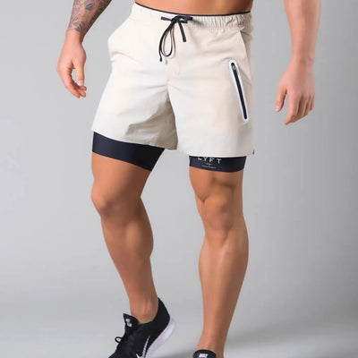 Romeo – Stilvolle 2-in-1 Fitnessshorts