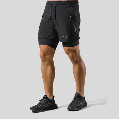 Romeo – Stilvolle 2-in-1 Fitnessshorts