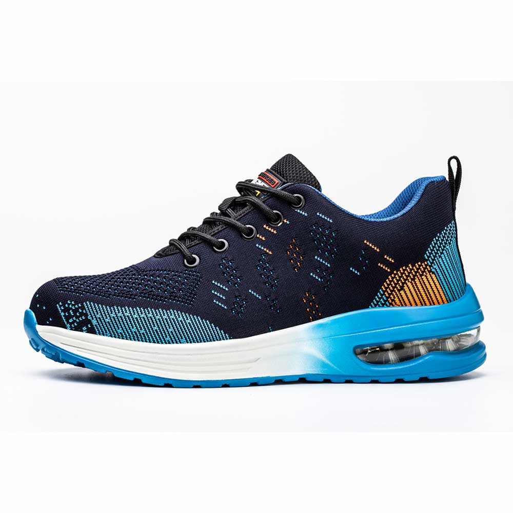 SafeSneakers Blue Air – Sicherheitsschuh, Sportschuh, Arbeitsschuh, Kunststoff, Stahlkappe