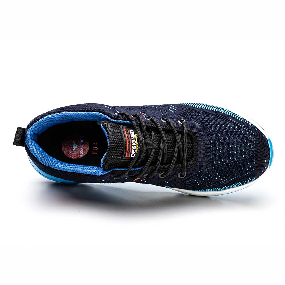 SafeSneakers Blue Air – Sicherheitsschuh, Sportschuh, Arbeitsschuh, Kunststoff, Stahlkappe