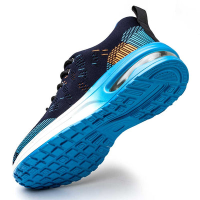 SafeSneakers Blue Air – Sicherheitsschuh, Sportschuh, Arbeitsschuh, Kunststoff, Stahlkappe