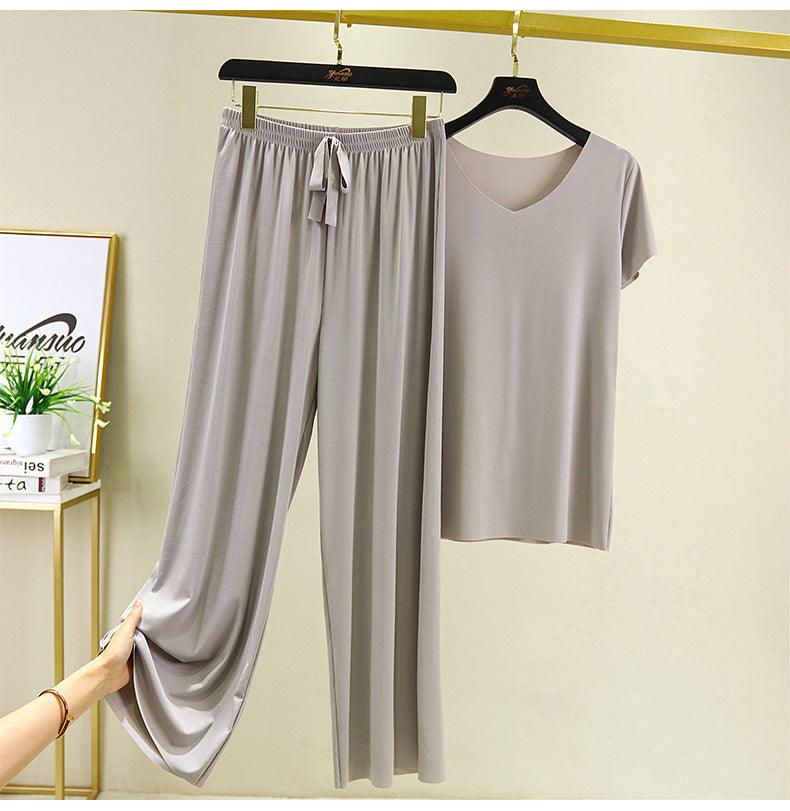 Rosa - Weiches T-Shirt und bequeme Hose Set