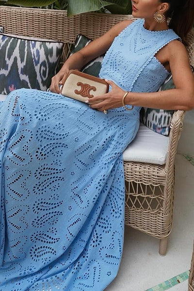 Samira – Stilvolles besticktes zweiteiliges Set