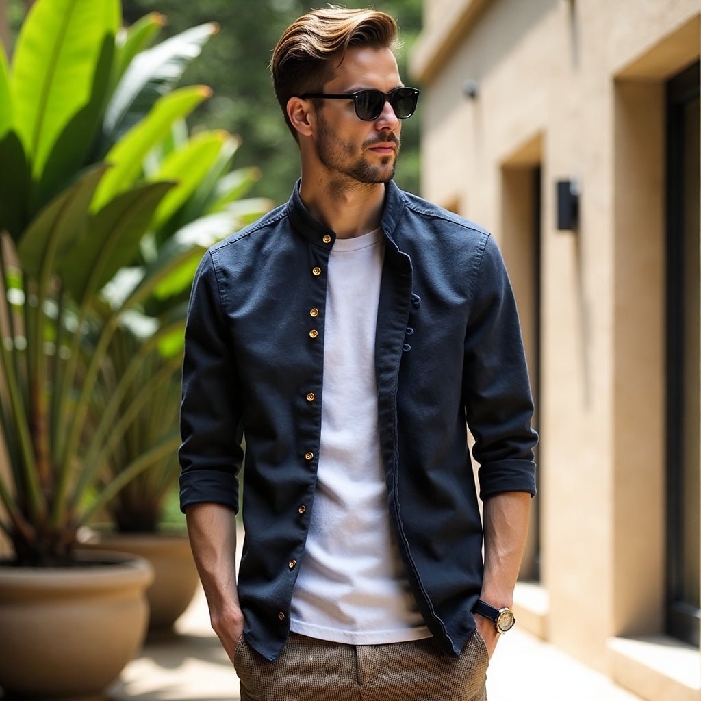 Sandro – Elegantes Slim Fit Hemd