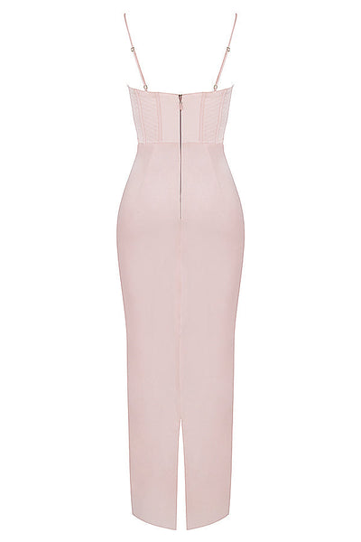 Naomi - Glamouröses Korsett Maxi Kleid Abend