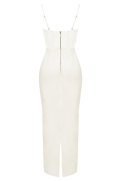 Naomi - Glamouröses Korsett Maxi Kleid Abend