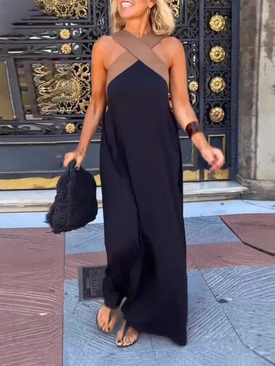 Seraphine – Elegantes Kleid mit Crossover-Ausschnitt