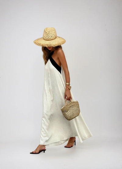 Seraphine – Elegantes Kleid mit Crossover-Ausschnitt