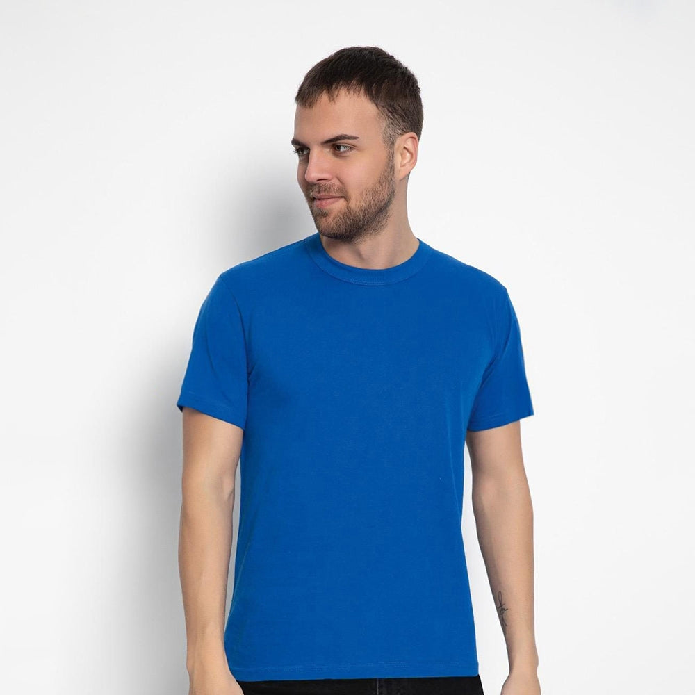 Set aus 3 Herren T- Shirts, 100% Baumwolle (strapazierfähig), Doppelkragen (verbreitert nicht), Reguläre Passform (komfortabel), Mehrfarbig (für jeden Stil)