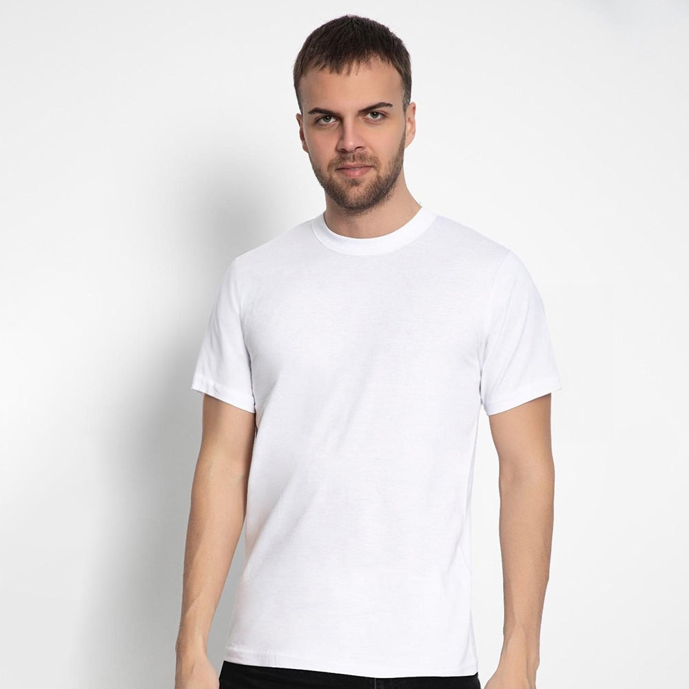 Set aus 3 Herren T- Shirts, 100% Baumwolle (strapazierfähig), Doppelkragen (verbreitert sich nicht), Reguläre Passform (komfortabel), MEHRFARBIG (für jeden Stil)