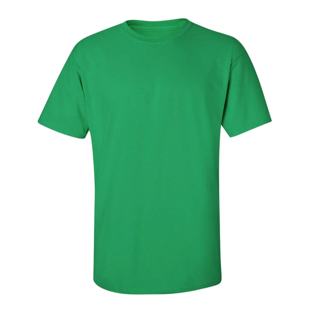 Set aus 3 Herren T- Shirts, 100% Baumwolle (strapazierfähig), Doppelkragen (verbreitert sich nicht), Reguläre Passform (komfortabel), GRÜN (für jeden Stil)