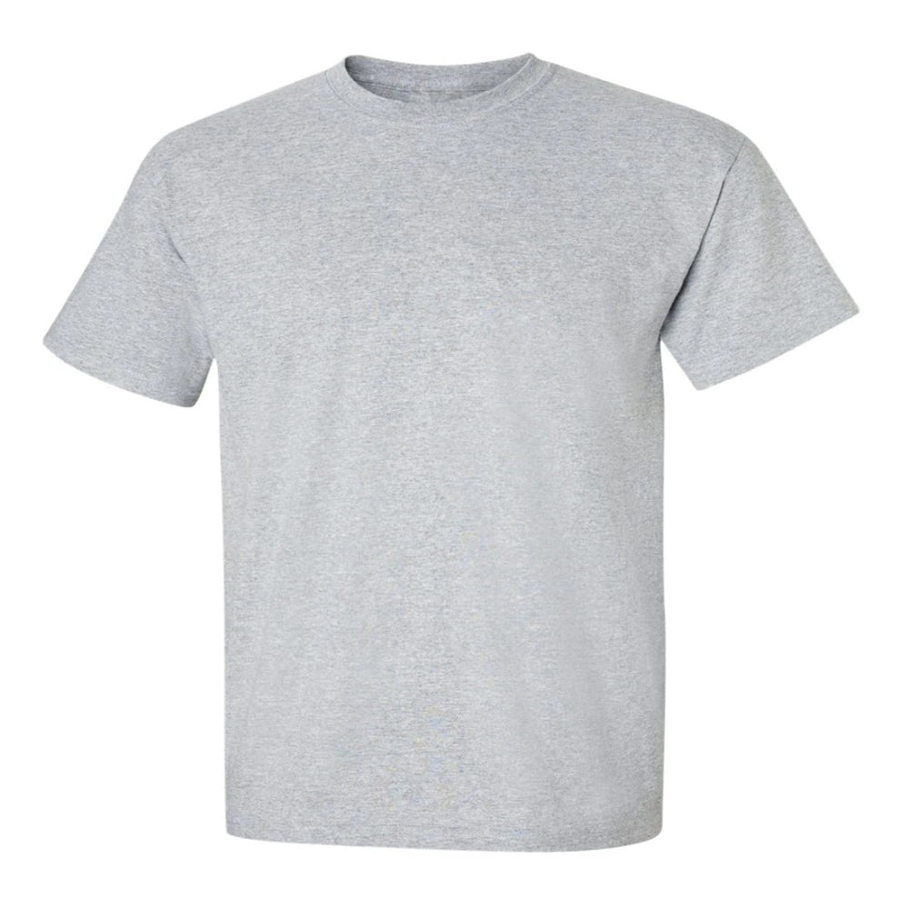 Set aus 5 Herren -T- Shirts (Große Größen), 100 % Baumwolle (Langlebig), Doppelkragen (WEITET SICH NICHT), Regulärer Schnitt (Bequem), GRAU (für jeden Stil)