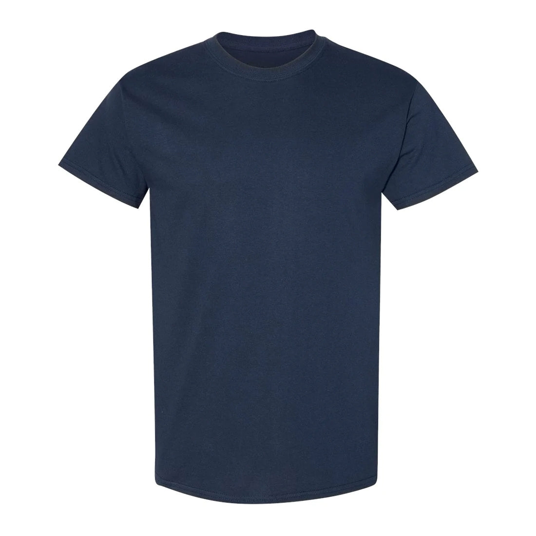 Set aus 5 Herren -T- Shirts, 100 % Baumwolle (Langlebig), Doppelkragen (WEITET SICH NICHT), Regular Fit (Bequem), MARINEBLAU (für jeden Stil)