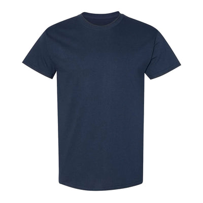 Set aus 5 Herren -T- Shirts, 100 % Baumwolle (Langlebig), Doppelkragen (WEITET SICH NICHT), Regular Fit (Bequem), MARINEBLAU (für jeden Stil)