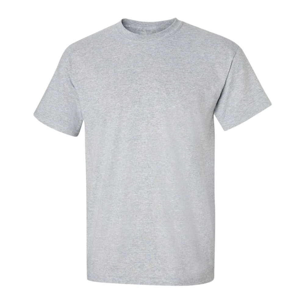 Set aus 5 Herren -T- Shirts, 100 % Baumwolle (Langlebig), Doppelkragen (WEITET SICH NICHT), Regular Fit (Bequem), GRAU (für jeden Stil)