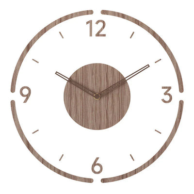 Nordic Design-Wanduhr aus Holz - Stilvoll & leise