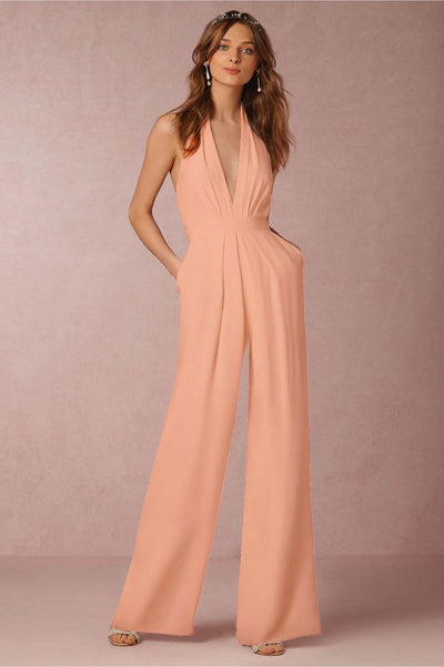 Sigrid Damen-Jumpsuit mit Weitem Bein