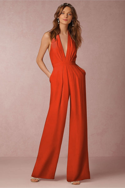 Sigrid Damen-Jumpsuit mit Weitem Bein