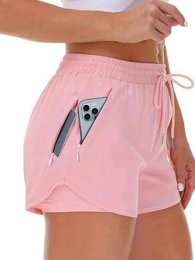 Sophie –  Stylische 2-in-1 Sportshorts mit Taschen