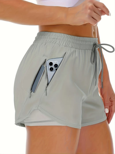 Sophie –  Stylische 2-in-1 Sportshorts mit Taschen