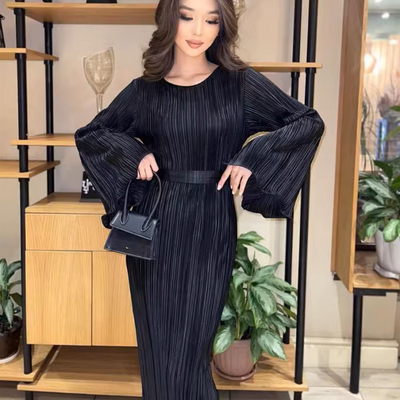 Christina | Neues elegantes Kleid mit ausgestellten Ärmeln