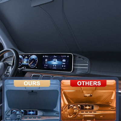 Reyansh | Faltbarer Auto-Sonnenschutz für die Windschutzscheibe