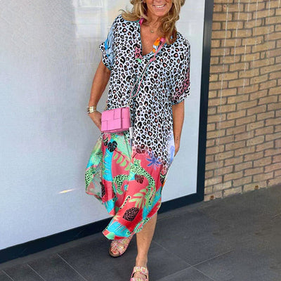 Yasmin | Lässiges Kleid mit Herzchenausschnitt für Frühling/Sommer