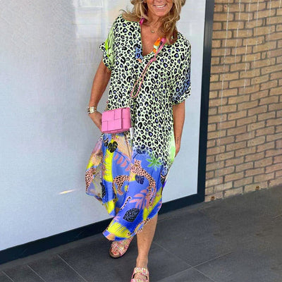 Yasmin | Lässiges Kleid mit Herzchenausschnitt für Frühling/Sommer