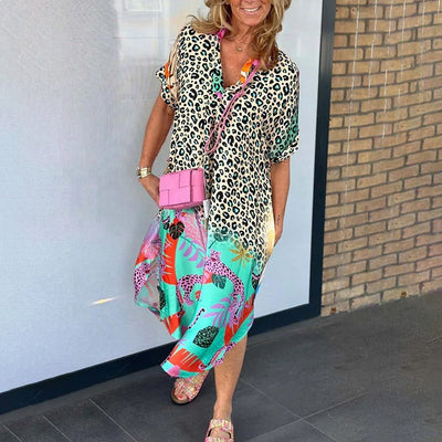 Yasmin | Lässiges Kleid mit Herzchenausschnitt für Frühling/Sommer