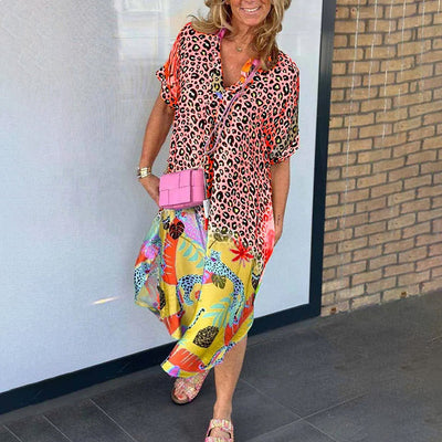 Yasmin | Lässiges Kleid mit Herzchenausschnitt für Frühling/Sommer