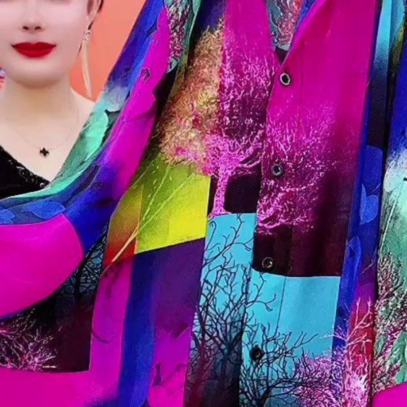 Ursula | Dünnes Damen-Hemd in mittlerer Länge