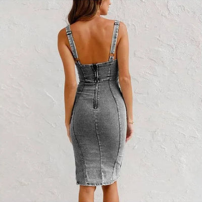 Mireille – Stilvolles Denim-Kleid im Relaxed Fit