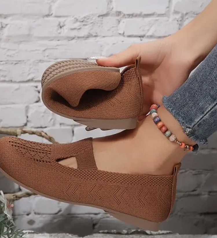 Adeline | Bequeme, atmungsaktive Strick-Schuhe für Damen zum Gehen