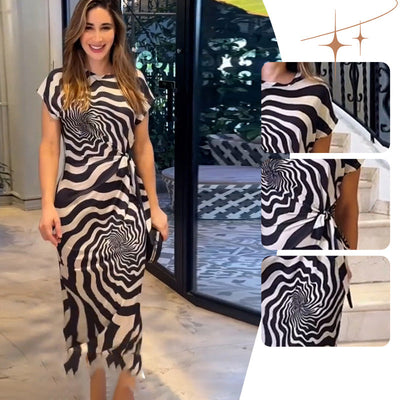 Willie | Damenkleid mit Schärpenbund und Schlitz