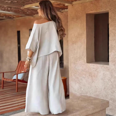 Jair | Begrenztes SonderangebotZweiteiliges Set - Lässiges Top für Damen