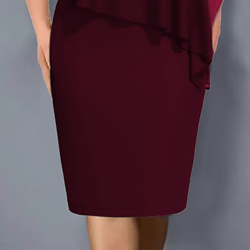 Mana | ✨Strass-Cape-Kleid mit V-Ausschnitt und Chiffon-Überzug