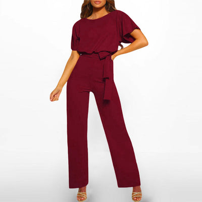 Genesis | Jumpsuit mit hoher Taille und weitem Bein für Damen