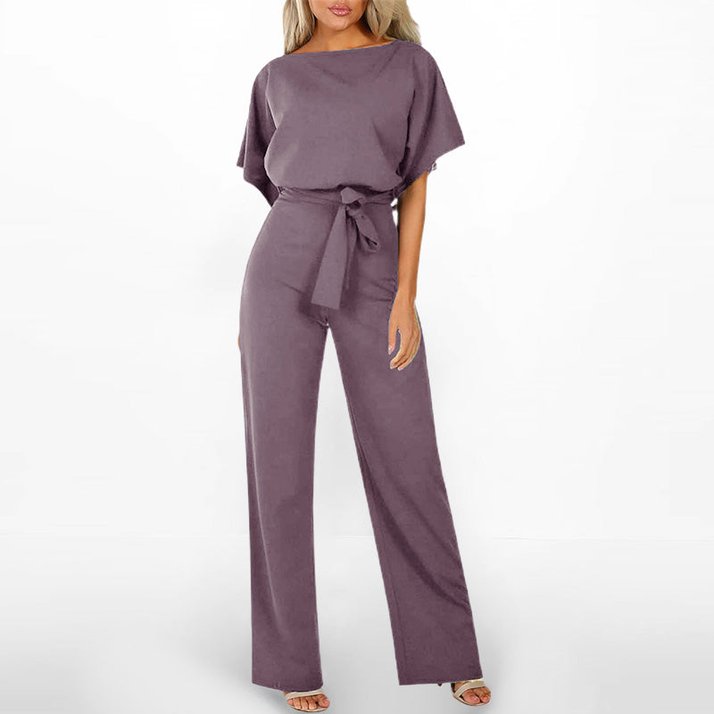 Genesis | Jumpsuit mit hoher Taille und weitem Bein für Damen