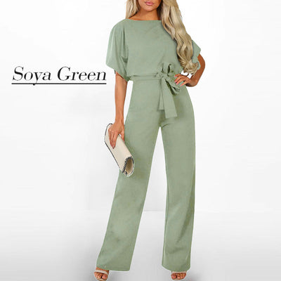 Genesis | Jumpsuit mit hoher Taille und weitem Bein für Damen