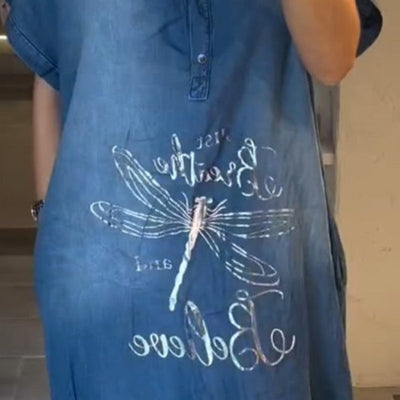 Lori | Leichtes V-Ausschnitt-Kleid für Gelegenheiten