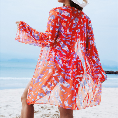 Emmett | Damen 3-teiliger Bikini-Set mit Cover-Up-Oberteil