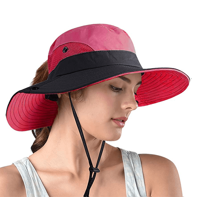 UV-Sommerhut mit Visier – Faltbarer Bucket Hat (1 Kaufen, 1 Gratis)
