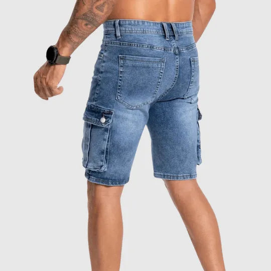Herren Denim Cargo Shorts für den Sommer – Jonas