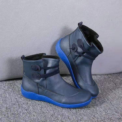 Tialina - Warme Schneestiefel aus Leder mit rutschfester Sohle