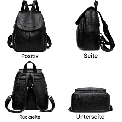 SANA | DIEBSTAHLSICHERER LEDERRUCKSACK